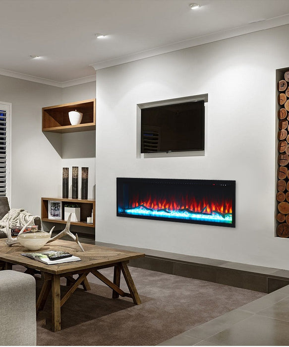 Mayfair Media Wall LED Electric Fireplace