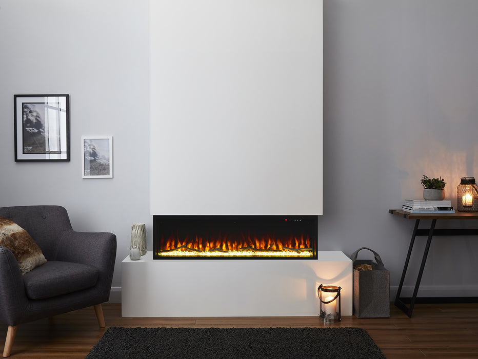 Mayfair Media Wall LED Electric Fireplace